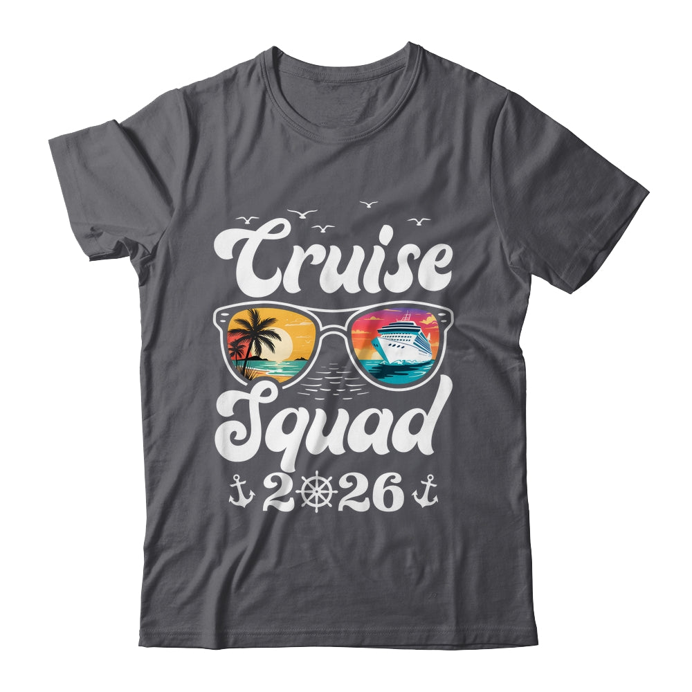Funny Cruise Squad 2026 Summer Vacation Matching Family Shirt & Tank Top | teecentury
