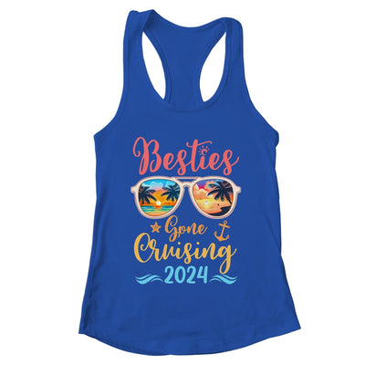 Funny Cruising Friends Squad 2024 Besties Gone Cruising Shirt & Tank Top | teecentury