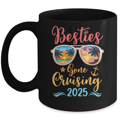 Funny Cruising Friends Squad 2025 Besties Gone Cruising Mug | teecentury