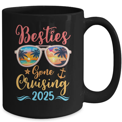 Funny Cruising Friends Squad 2025 Besties Gone Cruising Mug | teecentury