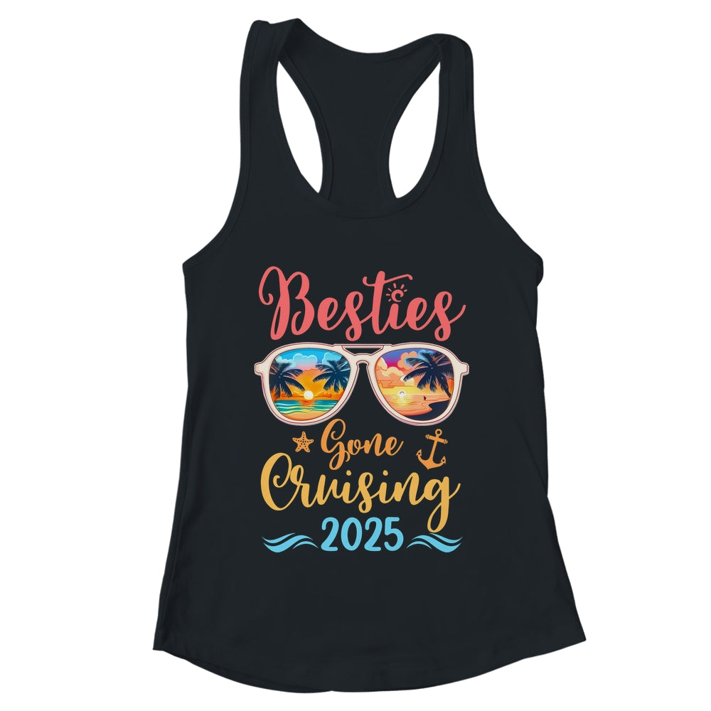Funny Cruising Friends Squad 2025 Besties Gone Cruising Shirt & Tank Top | teecentury