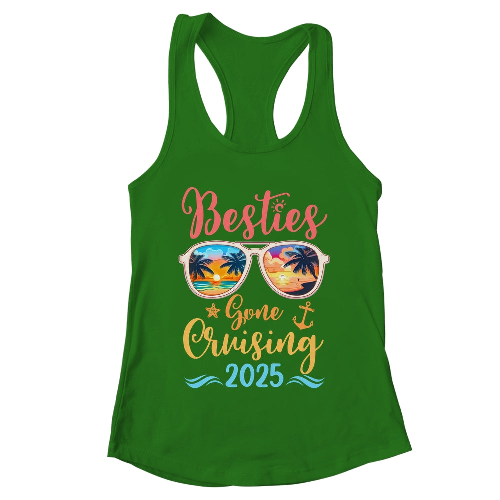 Funny Cruising Friends Squad 2025 Besties Gone Cruising Shirt & Tank Top | teecentury