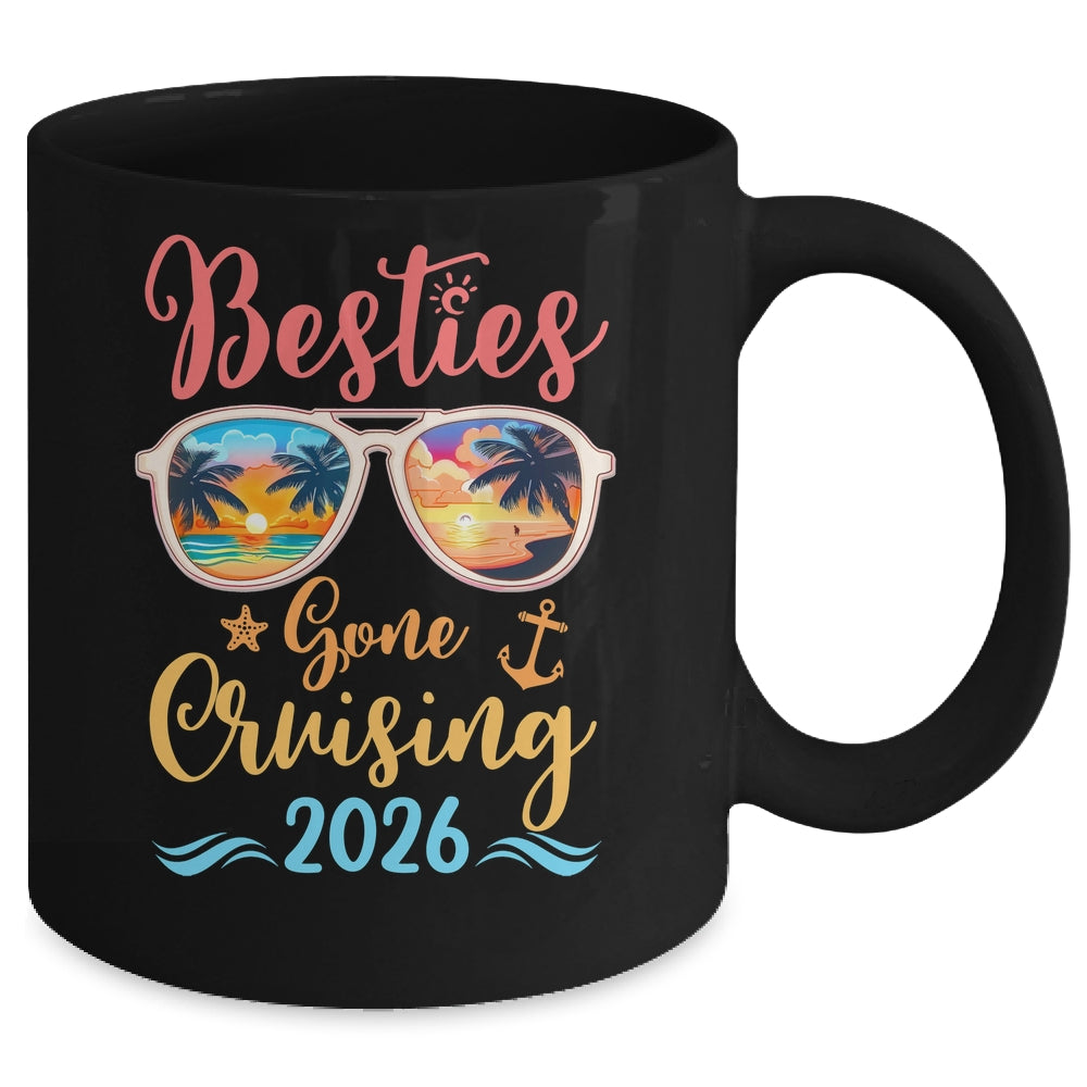 Funny Cruising Friends Squad 2026 Besties Gone Cruising Mug | teecentury