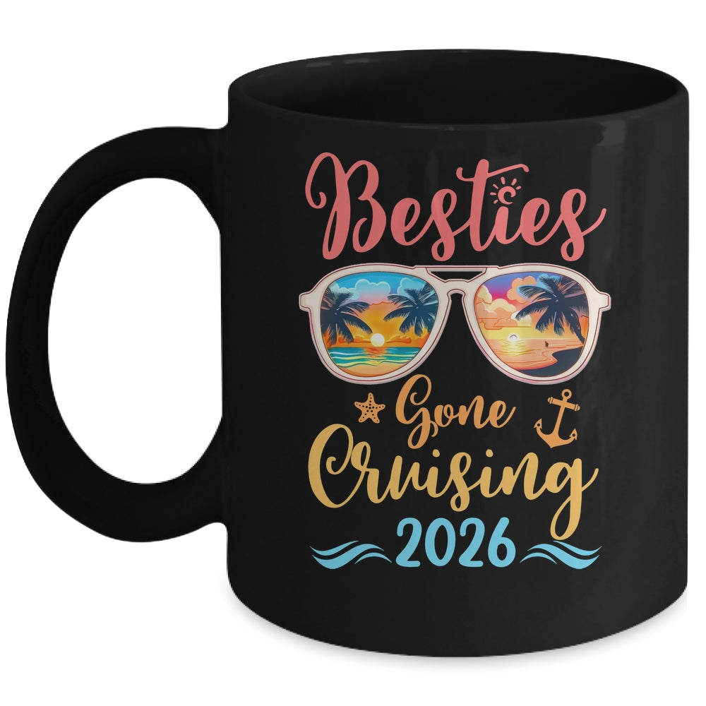 Funny Cruising Friends Squad 2026 Besties Gone Cruising Mug | teecentury
