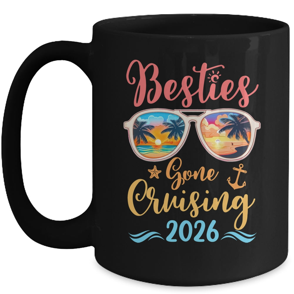 Funny Cruising Friends Squad 2026 Besties Gone Cruising Mug | teecentury