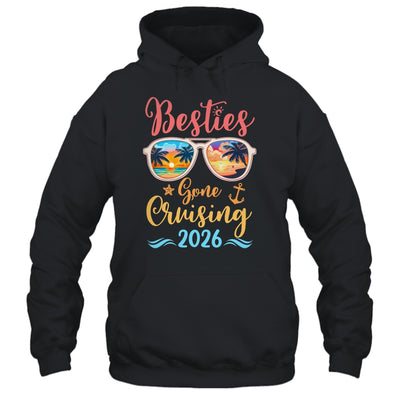 Funny Cruising Friends Squad 2026 Besties Gone Cruising Shirt & Tank Top | teecentury
