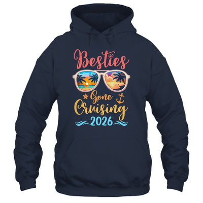 Funny Cruising Friends Squad 2026 Besties Gone Cruising Shirt & Tank Top | teecentury