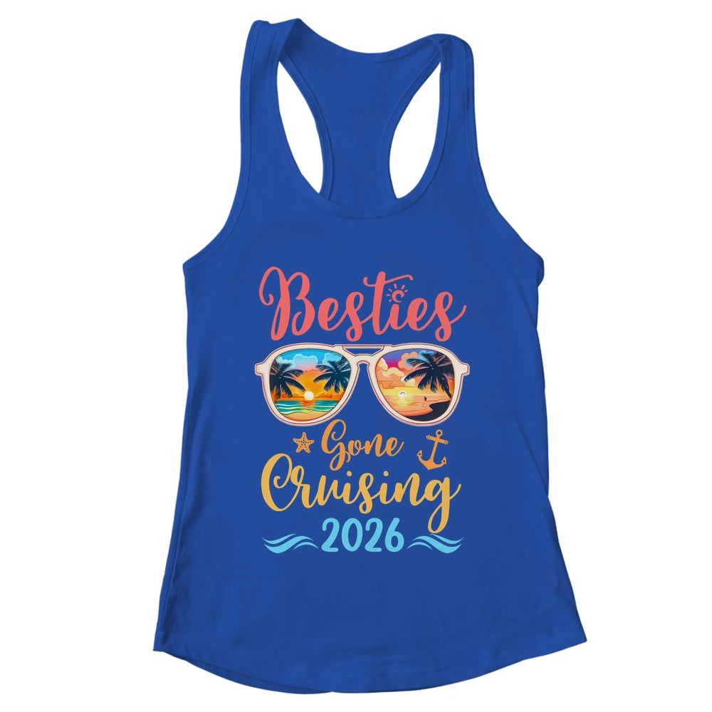 Funny Cruising Friends Squad 2026 Besties Gone Cruising Shirt & Tank Top | teecentury