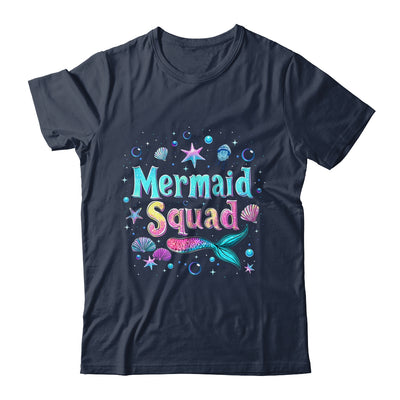 Funny Cute Mermaid Squad Birthday Party Daughter Girls Shirt & Tank Top | teecentury