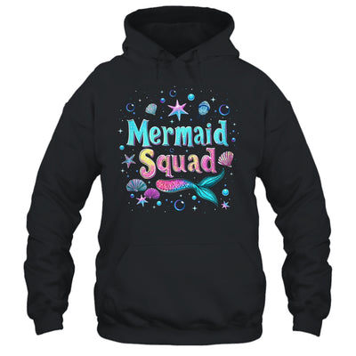 Funny Cute Mermaid Squad Birthday Party Daughter Girls Shirt & Tank Top | teecentury