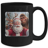 Funny Cute Reindeer Bigfoot Santa Selfie Christmas Xmas Mug | teecentury