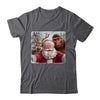 Funny Cute Reindeer Bigfoot Santa Selfie Christmas Xmas Shirt & Sweatshirt | teecentury