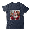 Funny Cute Reindeer Bigfoot Santa Selfie Christmas Xmas Shirt & Sweatshirt | teecentury