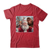 Funny Cute Reindeer Bigfoot Santa Selfie Christmas Xmas Shirt & Sweatshirt | teecentury