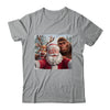 Funny Cute Reindeer Bigfoot Santa Selfie Christmas Xmas Shirt & Sweatshirt | teecentury