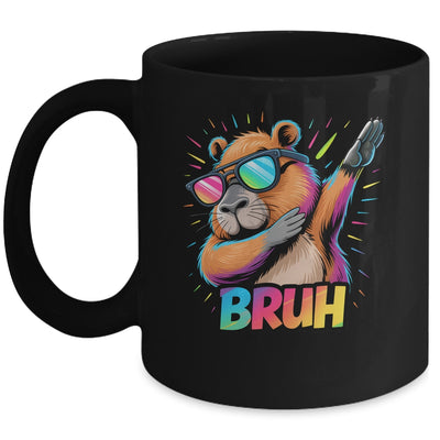Funny Dabbing Capy Bruh Teens Youth Kids Meme Rodent Lovers Mug | teecentury