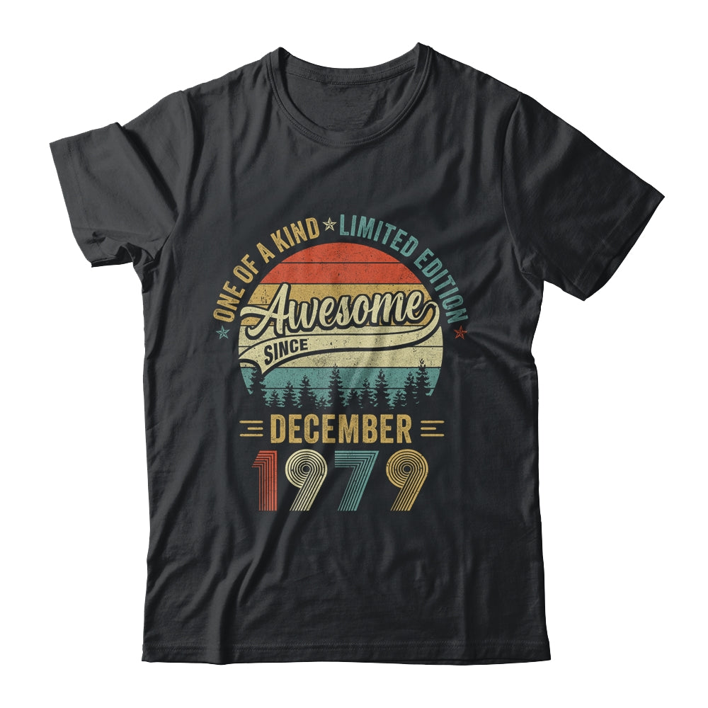 Funny December 1979 Vintage 45th Birthday Decorations Men Shirt & Hoodie | teecentury