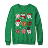 Funny Dental Christmas Teeth Cute Xmas Dentist Squad Crew Shirt & Sweatshirt | teecentury