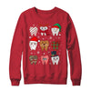 Funny Dental Christmas Teeth Cute Xmas Dentist Squad Crew Shirt & Sweatshirt | teecentury