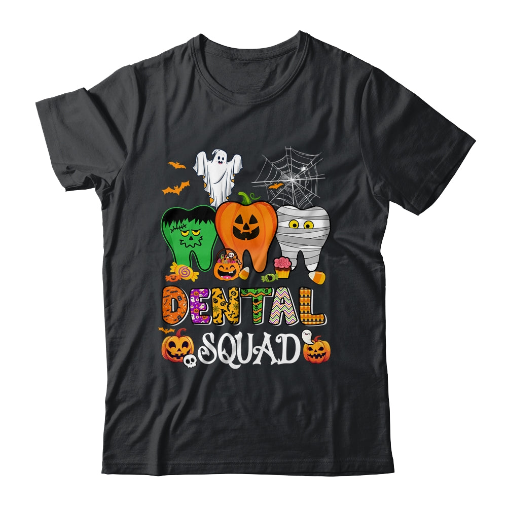 Funny Dental Spooky Squad Costume Dentist Tooth Halloween Shirt & Hoodie | teecentury