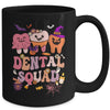 Funny Dental Squad Costume Dentist Tooth Halloween Groovy Mug | teecentury