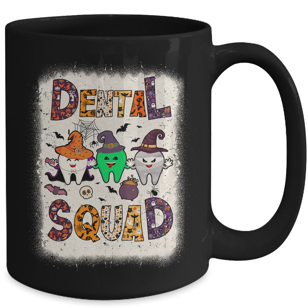 Funny Dental Squad Spooky Dentist Tooth Halloween Costume Mug | teecentury