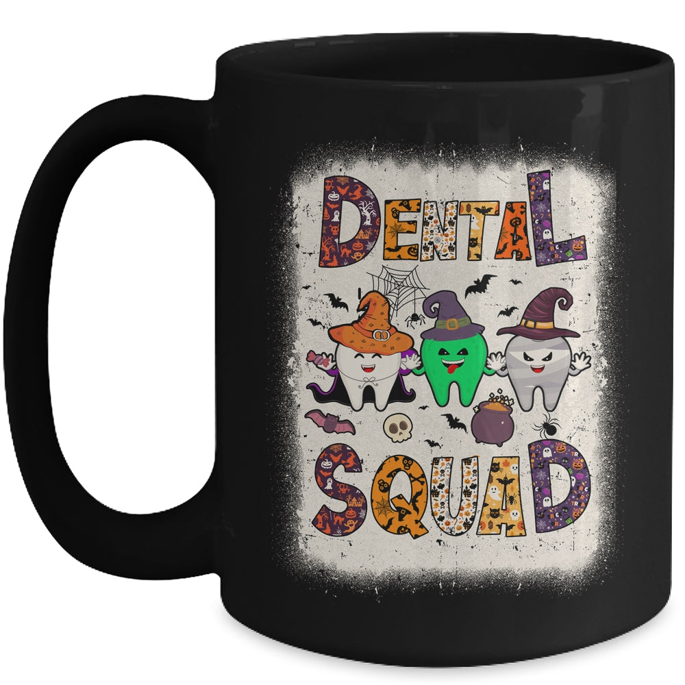 Funny Dental Squad Spooky Dentist Tooth Halloween Costume Mug | teecentury
