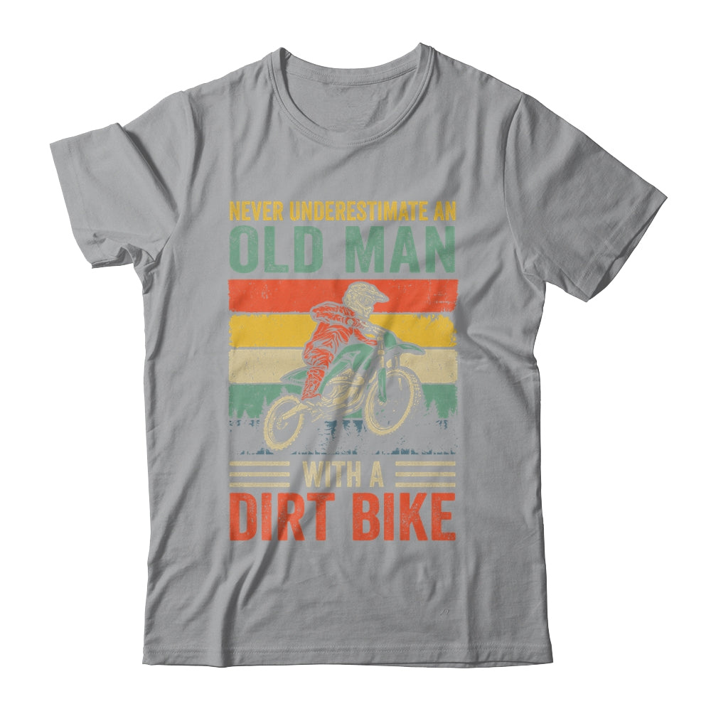 Funny Dirt Bike Art For Dirtbike Lover Men Grandpa Motorbike Shirt & Hoodie | teecentury