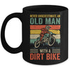 Funny Dirt Bike Art For Dirtbike Lover Men Grandpa Motorbike Mug | teecentury