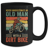 Funny Dirt Bike Art For Dirtbike Lover Men Grandpa Motorbike Mug | teecentury
