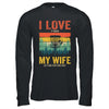 Funny Disc Golf For Husband I Love My Wife Vintage Shirt & Hoodie | teecentury