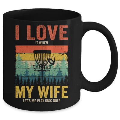 Funny Disc Golf For Husband I Love My Wife Vintage Mug | teecentury