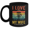 Funny Disc Golf For Husband I Love My Wife Vintage Mug | teecentury