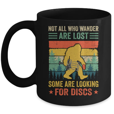 Funny Disc Golf For Men Women Bigfoot Disc Golf Player Retro Mug | teecentury