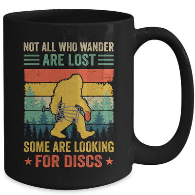 Funny Disc Golf For Men Women Bigfoot Disc Golf Player Retro Mug | teecentury