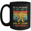 Funny Disc Golf For Men Women Bigfoot Disc Golf Player Retro Mug | teecentury