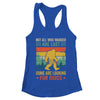 Funny Disc Golf For Men Women Bigfoot Disc Golf Player Retro Shirt & Tank Top | teecentury