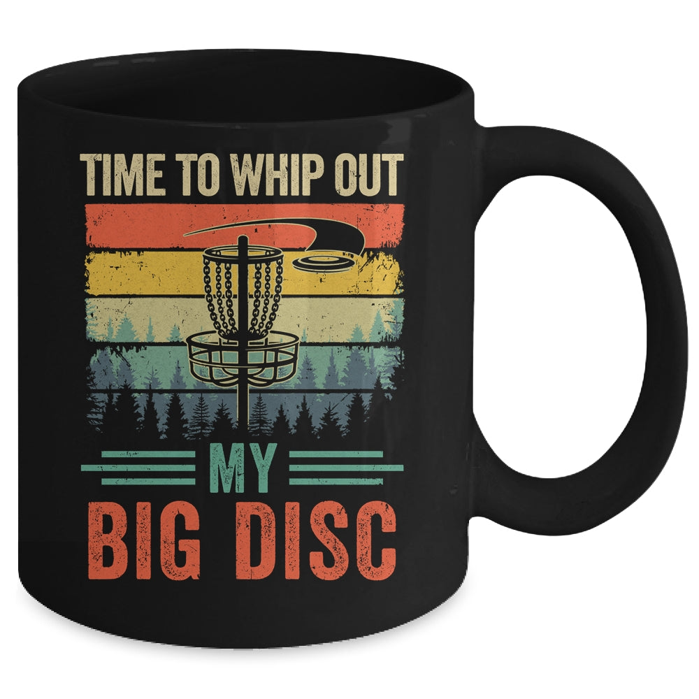 Funny Disc Golf For Men Women Hit Trees And Curse Retro Mug | teecentury