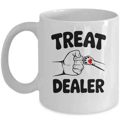Funny Dog Treat Dealer Cat Dog Lover Men Women Pet Owner Mug | teecentury