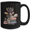 Funny Dragon Read Books Be Kind Stay Weird Book Lover Mug | teecentury