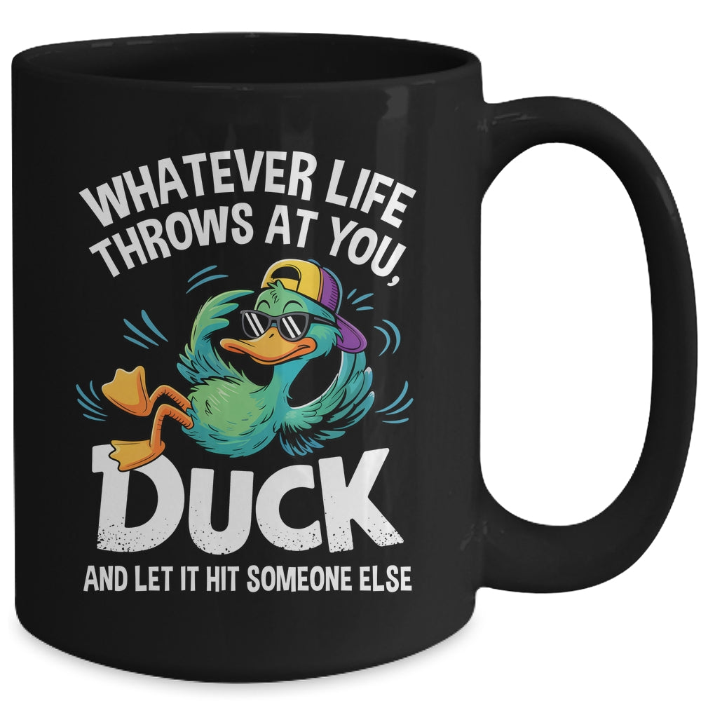 Funny Duck Graphic Men Women Teens Funny Quote Mug | teecentury