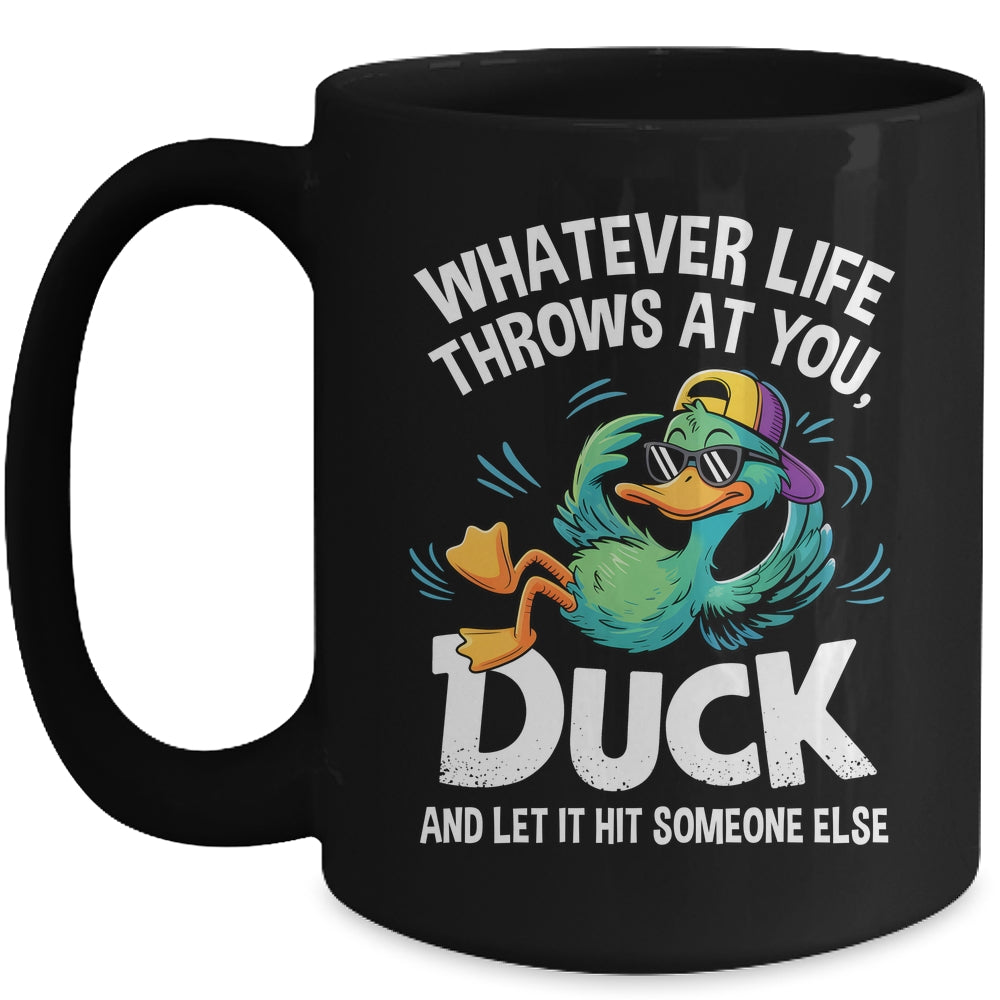 Funny Duck Graphic Men Women Teens Funny Quote Mug | teecentury