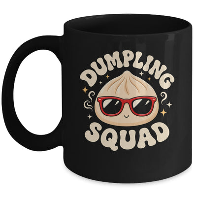 Funny Dumpling Squad Cool Sunglasses Food Lover Boy Kids Mug | teecentury