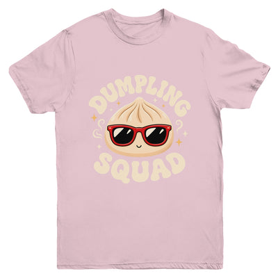 Funny Dumpling Squad Cool Sunglasses Food Lover Boy Kids Youth Shirt | teecentury