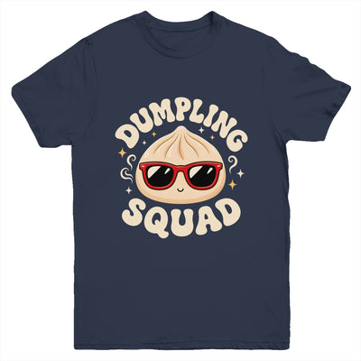 Funny Dumpling Squad Cool Sunglasses Food Lover Boy Kids Youth Shirt | teecentury