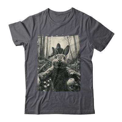 Funny Easter Bunny Selfie Bigfoot And UFO Funny Men Women Shirt & Hoodie | teecentury