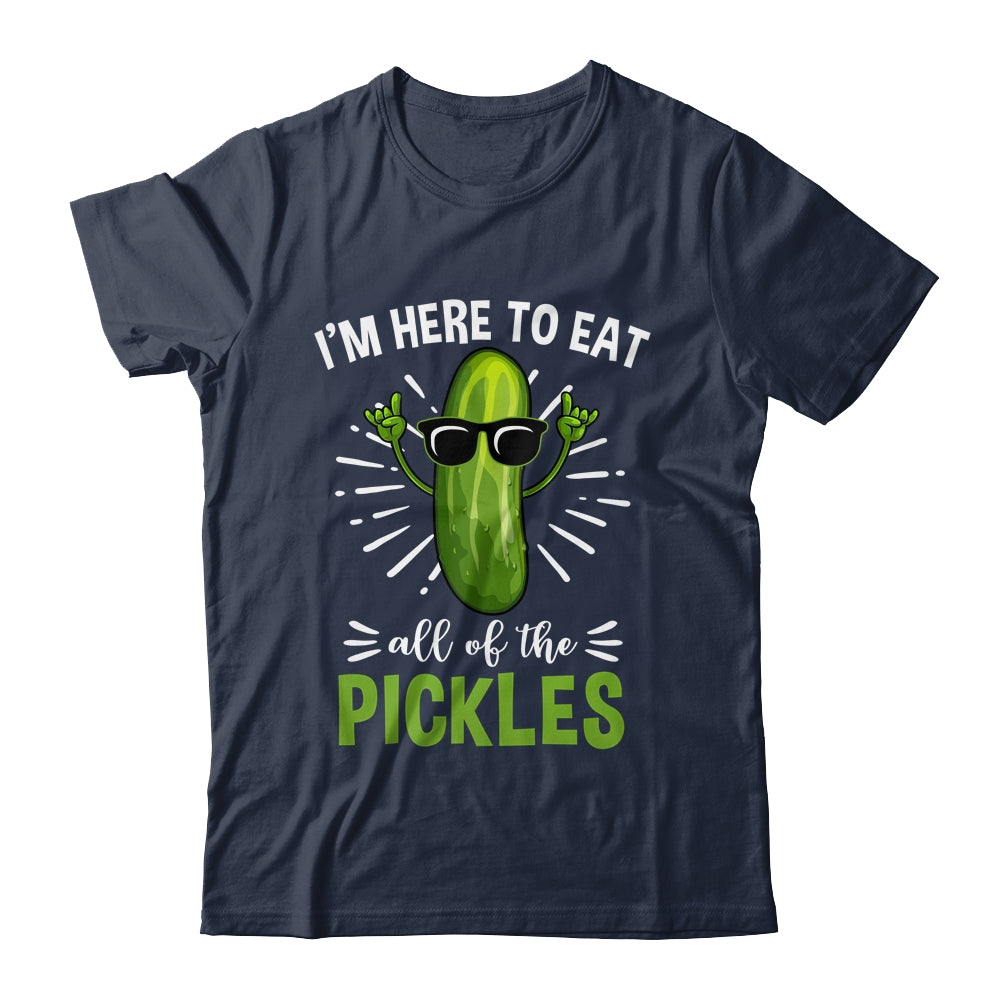 Funny Eat All The Pickles Art For Men Women Pickled Cucumber Shirt & Tank Top | teecentury