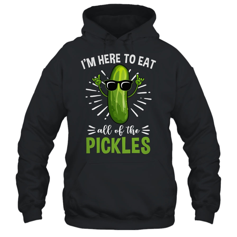 Funny Eat All The Pickles Art For Men Women Pickled Cucumber Shirt & Tank Top | teecentury