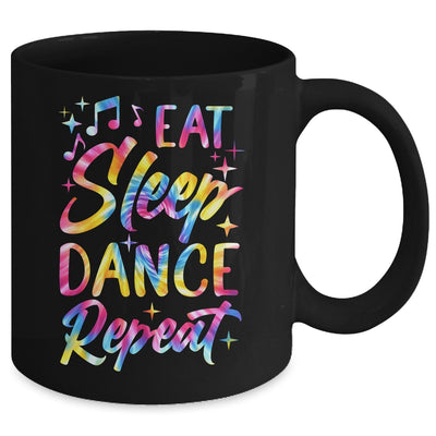 Funny Eat Sleep Dance Repeat Design Men Women Kids Dancers Mug | teecentury