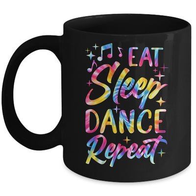 Funny Eat Sleep Dance Repeat Design Men Women Kids Dancers Mug | teecentury